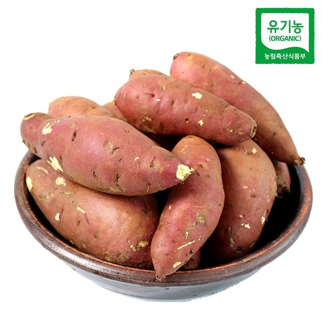 친환경팔도 유기농 달수고구마(상특), 1박스, (상특)3kg