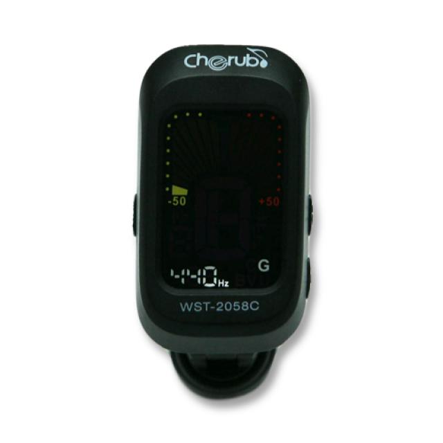 Cherub 고성능 기타튜너 바이올린 우쿨렐레 관현악기 튜너 Wst 2058c
