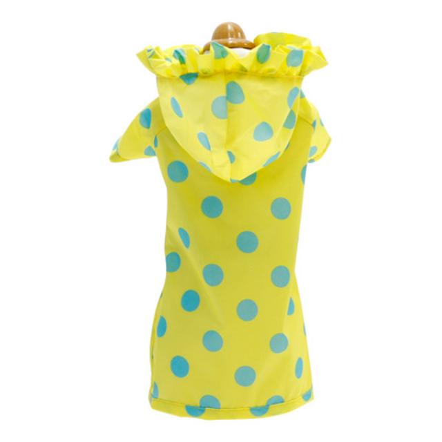 개탄고양이 땡땡이 우비 옐로우