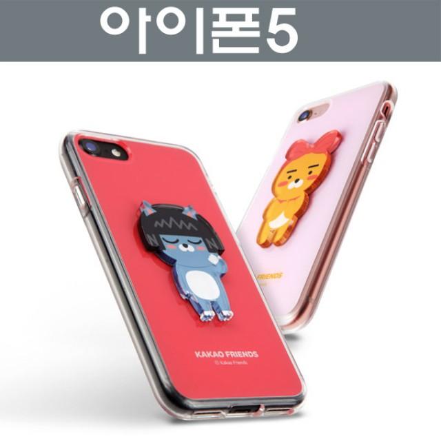 아이폰5 카카오프렌즈 크리스탈 볼륨 케이스, 네오, 1