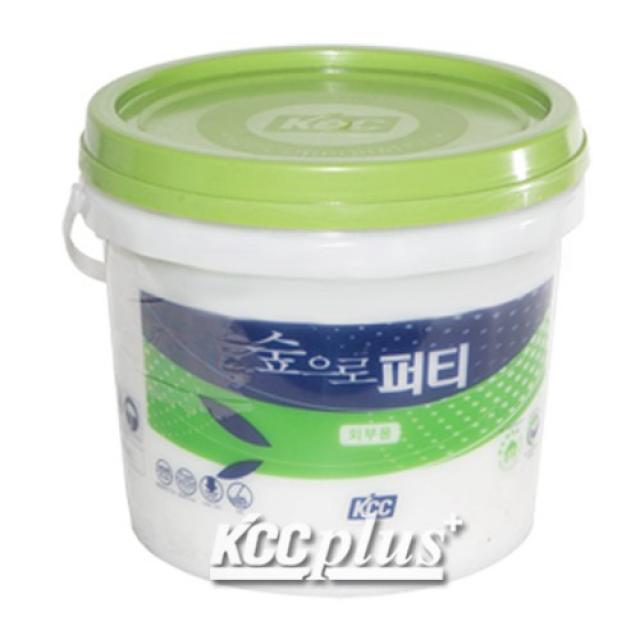 KCC 숲으로 퍼티 외부용 1kg 5kg 핸디코트 메꾸미 빠데 MDF, 숲으로퍼티 외.부용 1kg(소량 재포장)