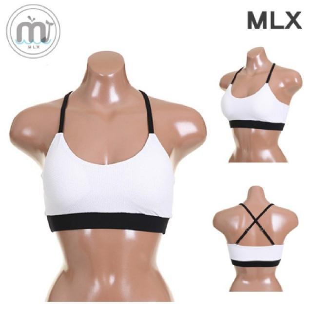 Mlx 여자 슬림핏 베이직 라인 요가탑 요가복 Dm_429 요가복장 여자헬스운동복 민소매여성요가복 핼스운동복 흰색l