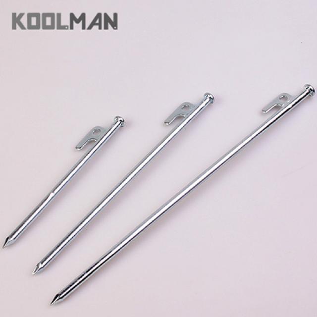 KOOLMAN(쿨맨) 크롬 강철 단조 텐트 팩, 크롬 단조팩 - 30cm