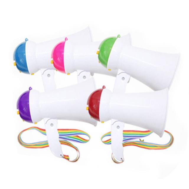 1+1 미니 확성기 미니메가폰 Hw-1, 랜덤색상, 1+1 미니메가폰 Hw-1