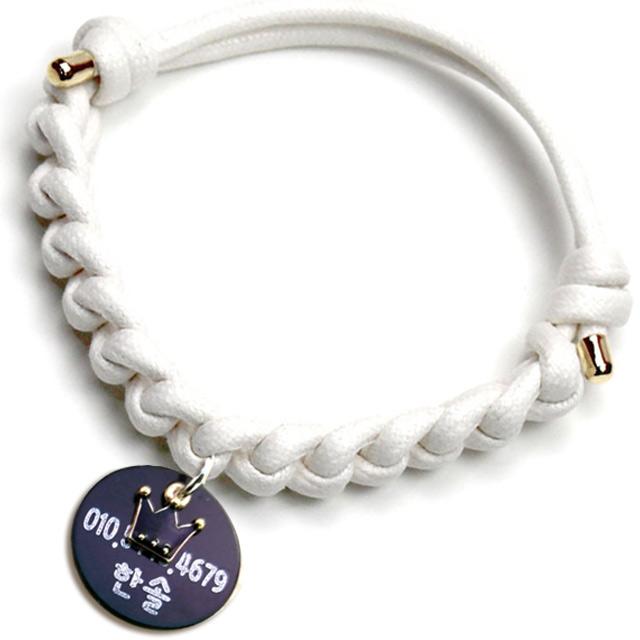 메이플펫 가볍고 튼튼한 강아지 인식표 고양이 목걸이 볼드레드 1개