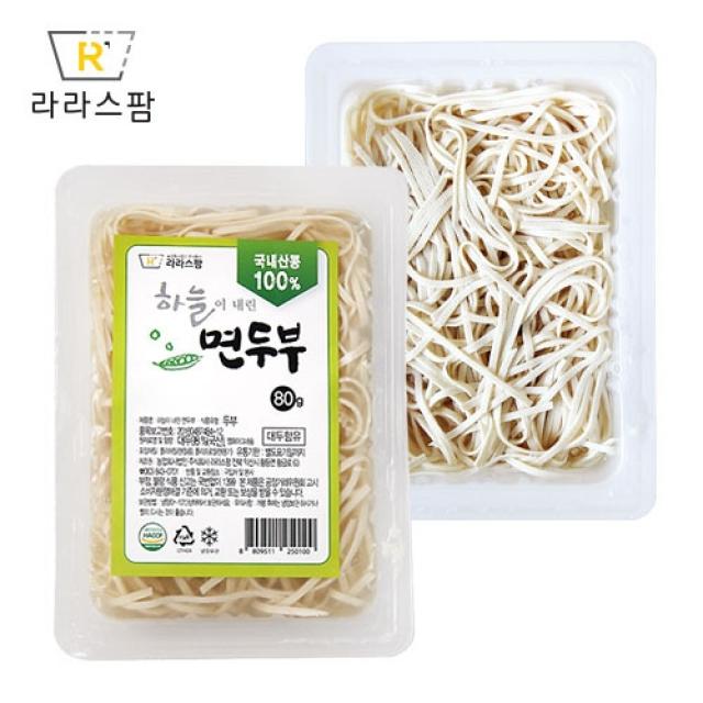 라라스팜 저칼로리 고단백 하늘이 내린 면두부 80g 3팩, 본상품선택