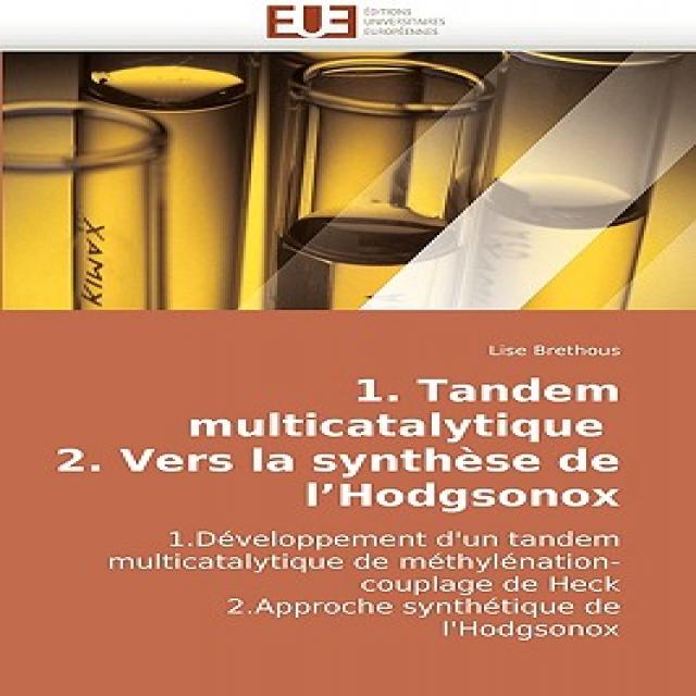 1. Tandem Multicatalytique 2. Vers La Synthese de L Hodgsonox = 1. Tandem Multicatalytique 2. Vers La Syntha]se de L Hodgsonox Paperback, Omniscriptum