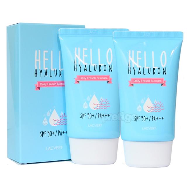 라끄베르 헬로 히알루론 데일리 선크림 50ml+50ml, 2개, 50ml