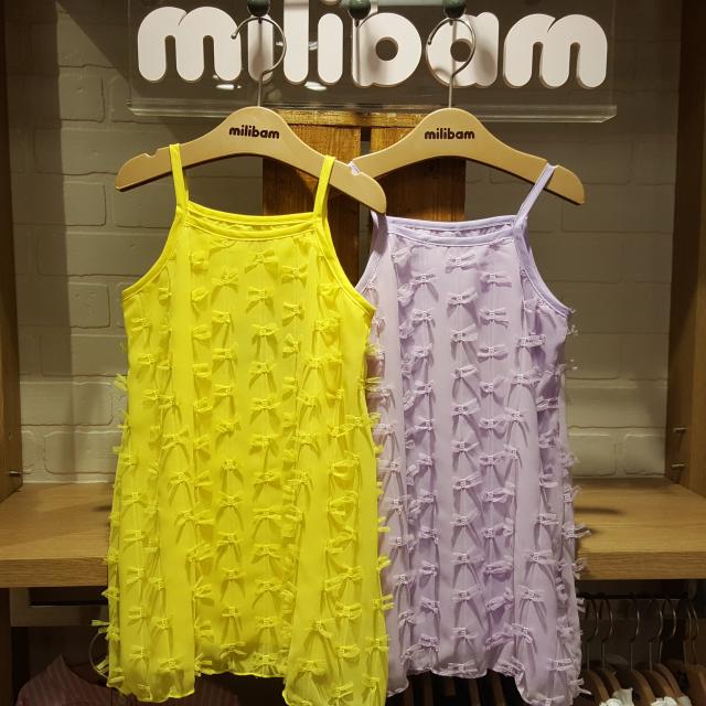 밀리밤 5900원~[최종가80% 초특가 파격세일]NEW~~ 여름 이월상품 고급스런 상큼한 끈나시 원피스