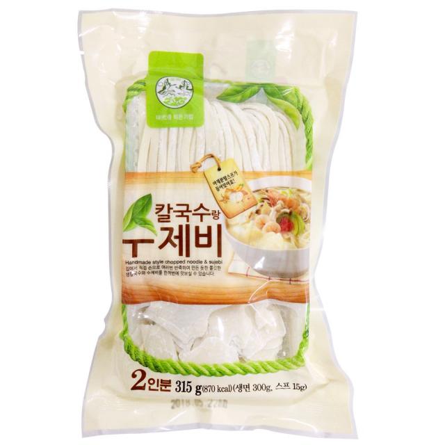 [송학식품] 송학식품 칼국수랑 수제비 315g_스프포함 _ 칼제비, 1개, 315g