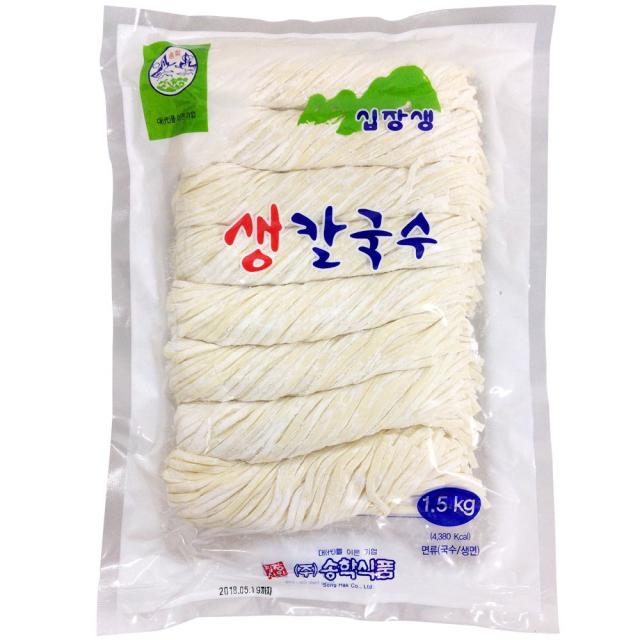  송학식품 송학식품 생칼국수 1.5kg _ 약 8~9인분 칼국수 1개