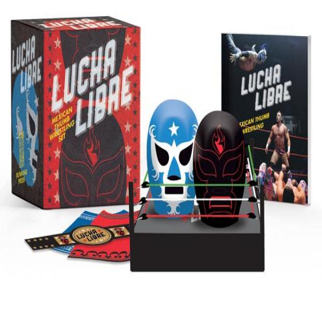 Lucha Libre: Mexican Thumb Wrestling Set Paperback, Running Press Book Publishers