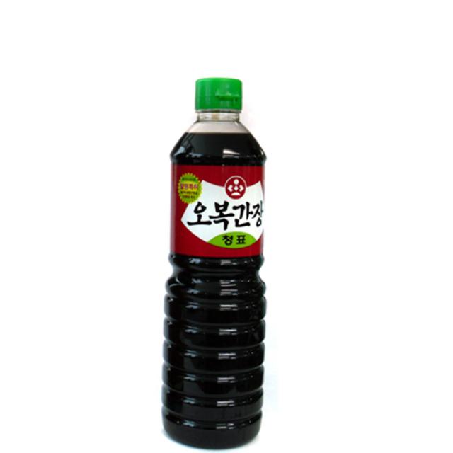 G/오복간장 청표 900ml -1개/간장/오복간장/청표간장, 단일상품