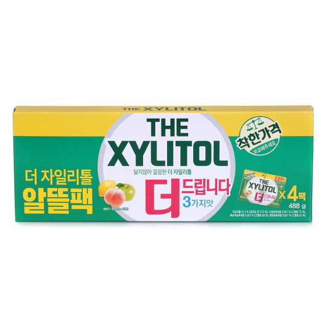 오리온 더 자일리톨 3가지맛 488g (61gx8개입), 1세트