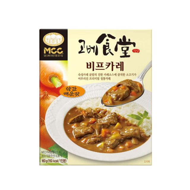 고베식당 비프카레 약간매운맛 160gx4개, 4개