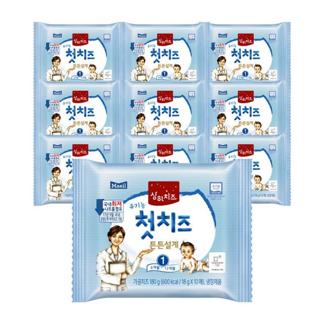 매일유업 상하첫치즈 1단계, 첫치즈, 100매