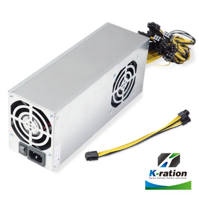케이레이션 2600W 90PLUS GOLD POWER SUPPLY 아식채굴기파워, 1개