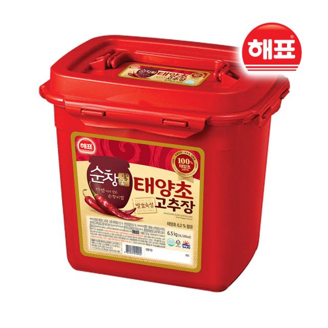 사조해표 순창궁 태양초 고추장 6.5kg /순창/업소용, 1개