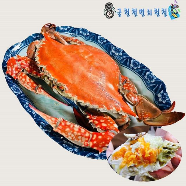 꽃게 신진도 봄꽃게1kg(3~4미) 생물 2인분 알배기, 1개, 활 봄알배기1kg중(4~6미)유자망