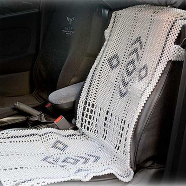 프리미엄 진주시트 1P 알방석 여름시트 자동차시트, 일자타입, 1개