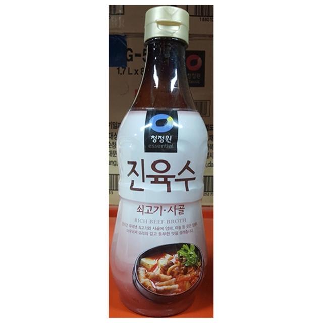 Bw식품군 농수산물 축산물_진육수(청정원 정풍 960g)X6_도매 식자재 먹거리 선물용품, 본상품선택