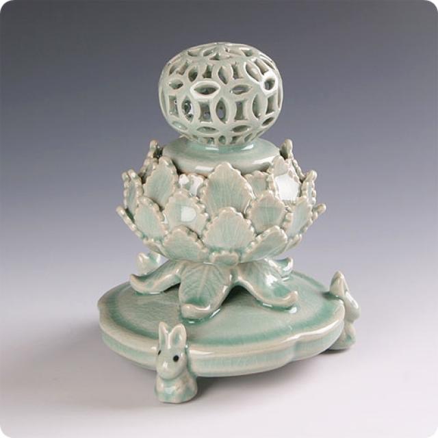 청자 칠보 투각 향로 / 전통 청자향로 / 국보 95호 / 제수용품