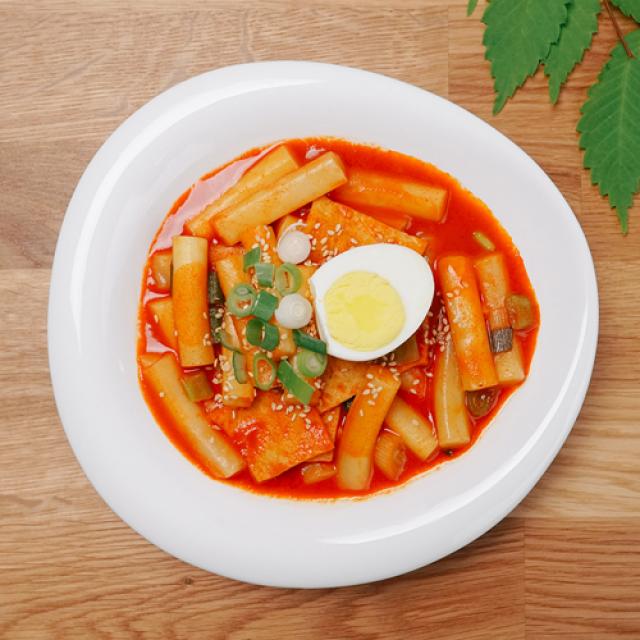 [비밀의식탁]국물떡볶이 일편떡심 빨간떡 2단계 일반맛 3팩