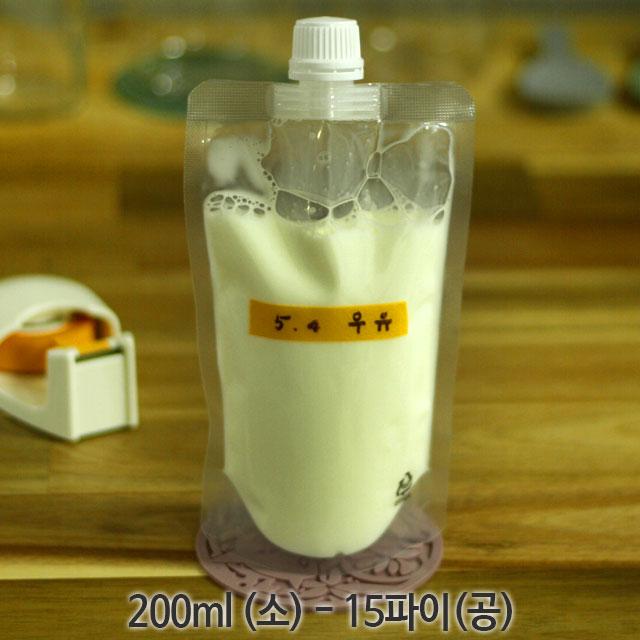 제이에스지 스파우트 파우치 소 200ml 100매, 15공