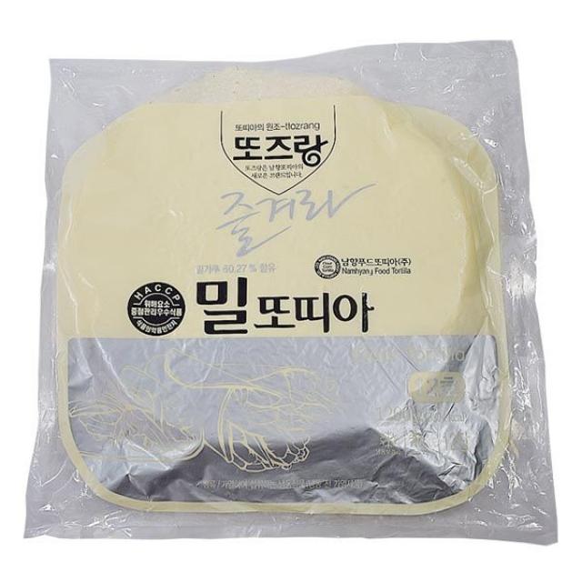 가공식품 또즈랑 주방용품 1200g 남향푸드또띠아 밀또띠아 베이킹&포장용품 간식 냉동식품