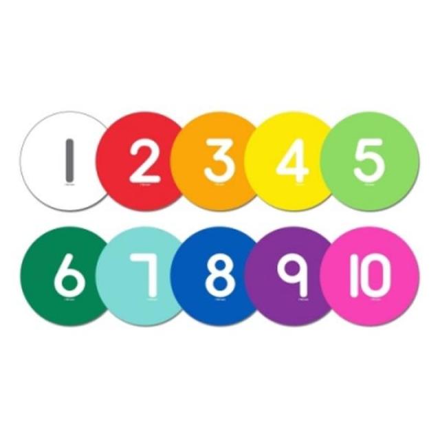 양수쌤이 추천하는 숫자 원마커 10개 1세트30cm 빅사이즈 단품