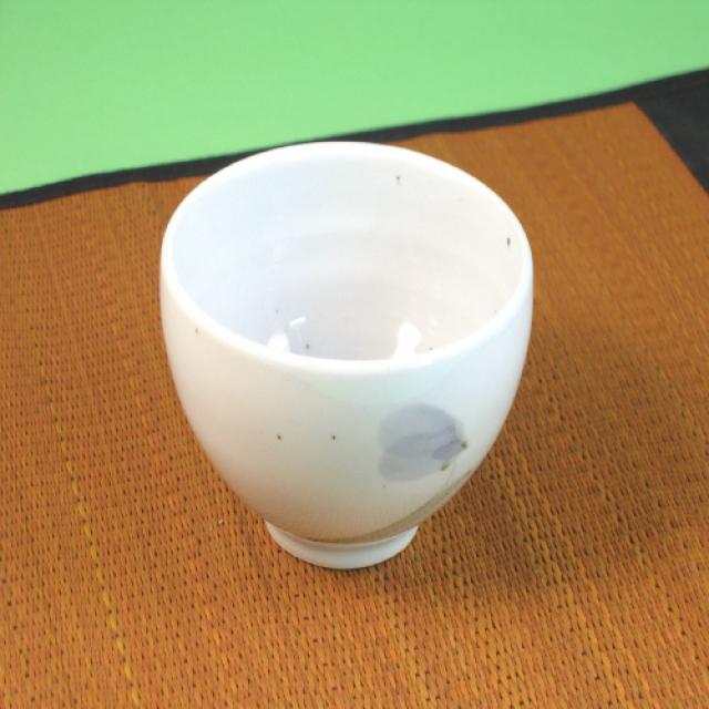 단고재 백자 달개비 식혜그릇(소) 공기 대접 찬기 어린이식기 막걸리잔, 고백자 달개비 꽃 문양