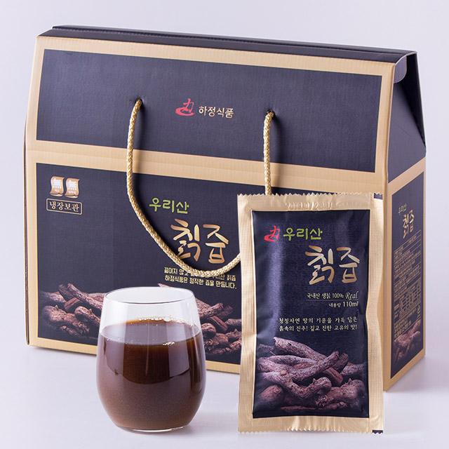 더착한가게 하정식품 국내산 우리산 생 칡즙 50포 110ml