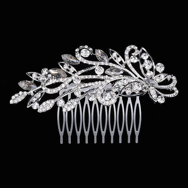 (해외) 이건 꼭 내꺼야 나비큐빅 패션 웨딩 머리장식 OF