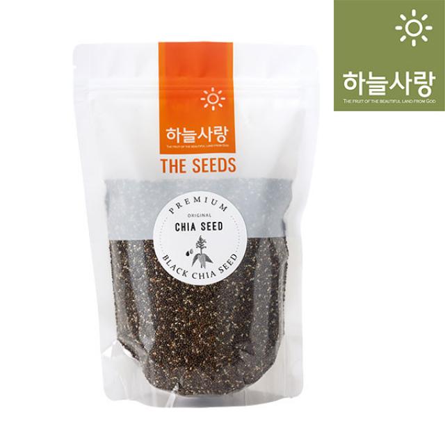 [천애지하늘사랑] 블랙 치아씨드 400g, 1개, 400g