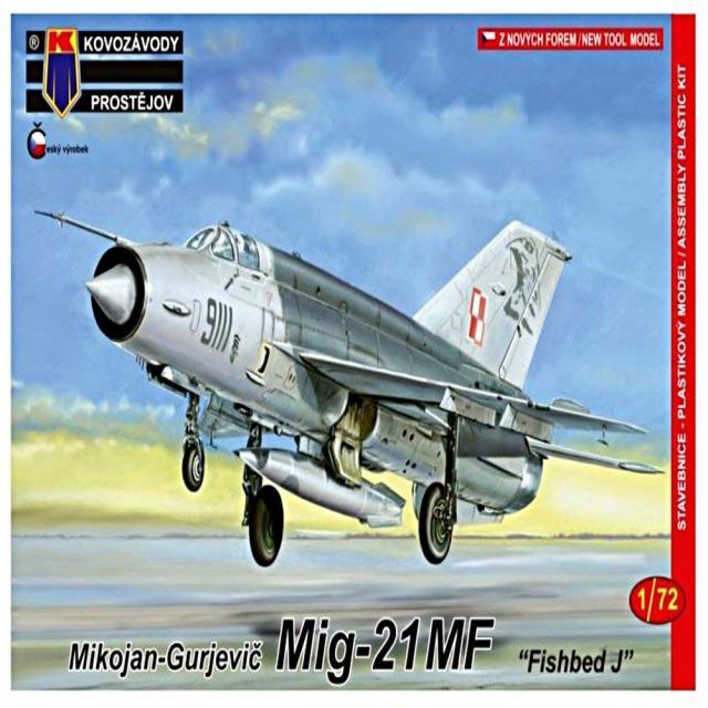 KP model 1/72 바르샤바 조약 회원국 MiG-21MF 프라 모델 KPM0085