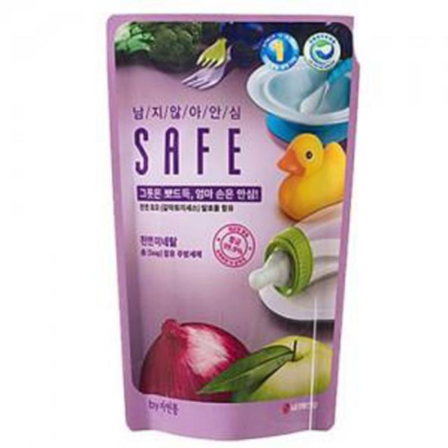 (3개묶음)LG생활건강 세이프 천연미네랄 580ml DYT-04996 설거지 세이프천연소금 세이프 자연퐁 주방세제, LG생활건강 세이프 천연미네랄 580ml 리필