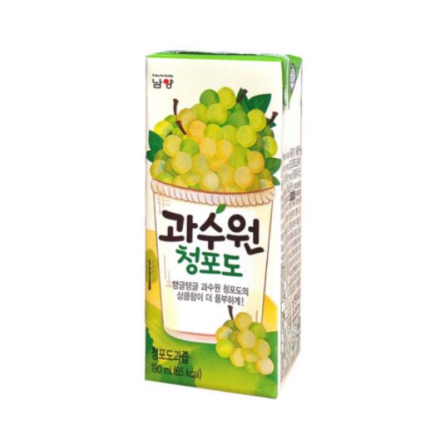 과수원 청포도 190ml 48팩