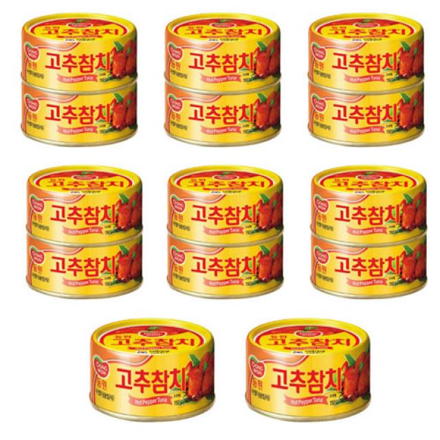 동원 살코기 참치큐 라이트스탠다드 통조림, 150g, 14개