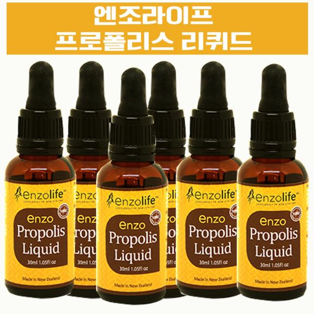 엔조라이프 뉴질랜드 엔조 프로폴리스 팅쳐 30ml 6병, 1병