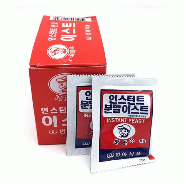 (고급) 빵발효 팽창 인스턴트 분말 이스트 8gx20개 1볼, 단일 수량