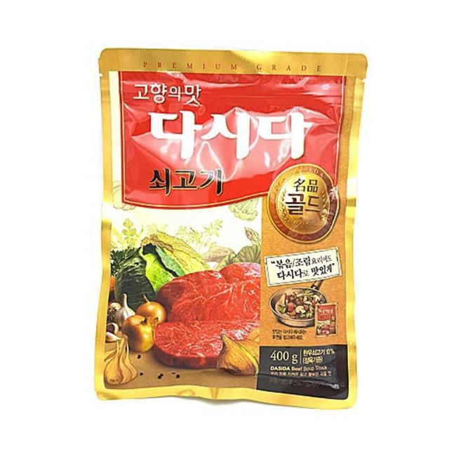 (고급) CJ 제일제당 명품골드 쇠고기 다시다 400g 20개, 단일 수량