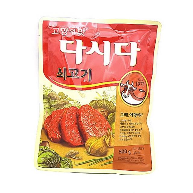 (고급) CJ 제일제당 쇠고기 다시다 500g 20개입 1박스, 단일 수량