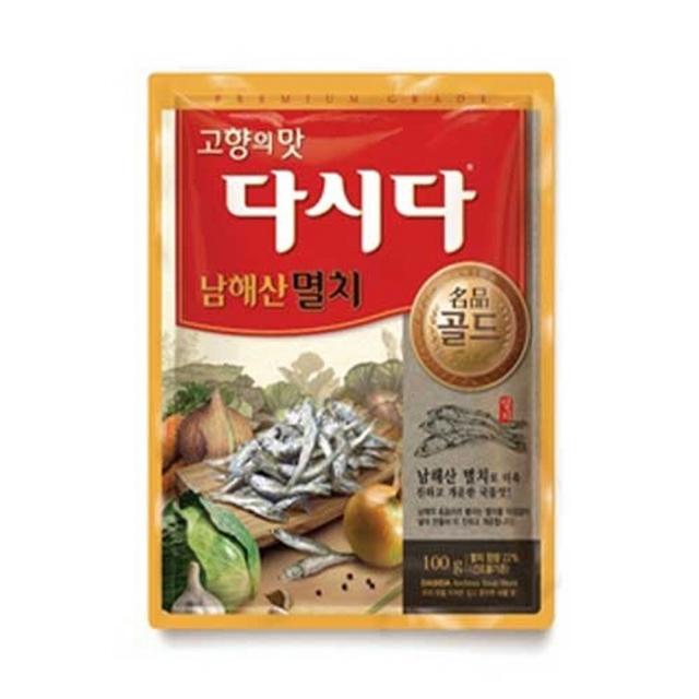 (고급) CJ 제일제당 명품골드 멸치 다시다 100g 40개입 1박스, 단일 수량