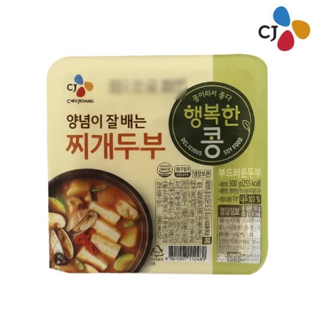 CJ 양념이 잘배는 찌개두부 300g, EF19_CJ 양념이잘배는찌개두부300g