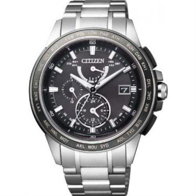 시티즌 손목시계 ATTESA 아텟사 Eco-Drive 에코 드라이브 전파 시계 더블 다이렉트 플라이트 침표시식 매스컴 모델 AT902