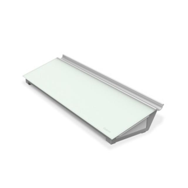 Quartet G2 탁상형 메모보드 강화유리 메모와 수납을 동시에 데스크탑 패드로 업무 효율성 최고 실용적인 수납함 심플하고 세련된 디자인 특수 강화유리로 얼룩없이 쉽게 쓰고 지움 사무실 학교 학원 가정 유치원 어느곳에서도 사용 가능, 1개