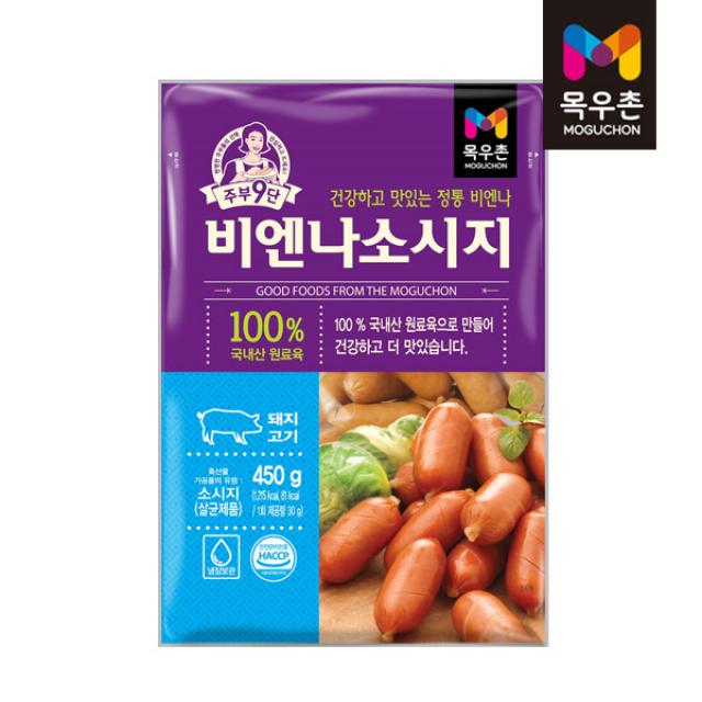 [목우촌] 주부9단 비엔나소시지 450g, 단품