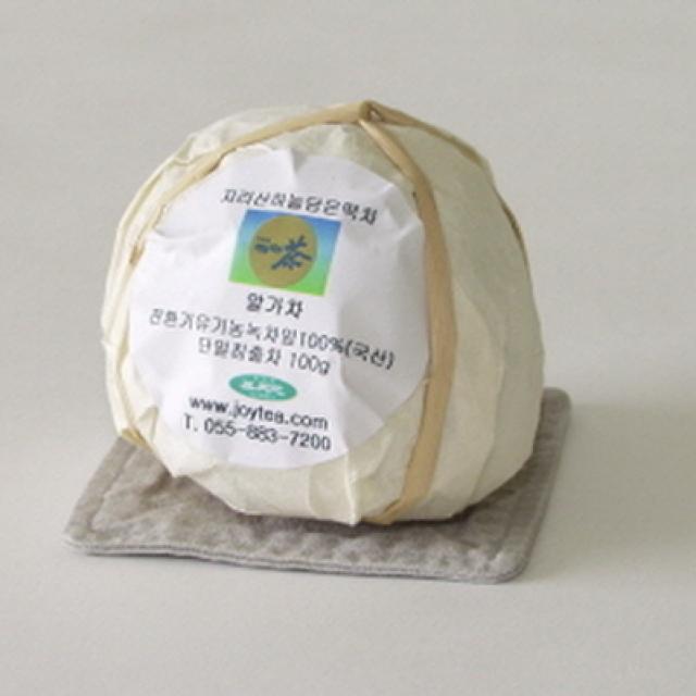 지리산차천지 알가차 긴압차 떡차 후발효차 100g 500g, 5개