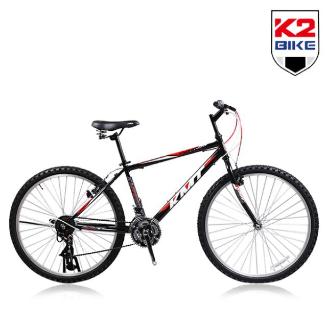 K2BIKE 2019 케이투바이크 MTB자전거 KMT26GS 26인치 21단 MTB 자전거, KMT26GS 26인치 21단-블랙+레드