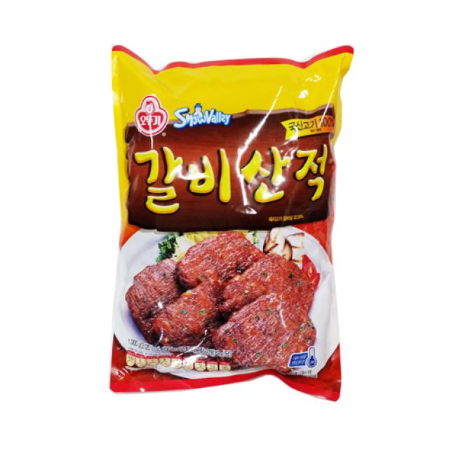 오뚜기 갈비산적 1kg (아이스박스포장), 1개